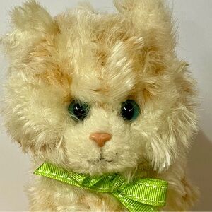 Vintage Baby Gund Nursery Kitty Cat Plush John Grossman Collection Blue Eyes HTF